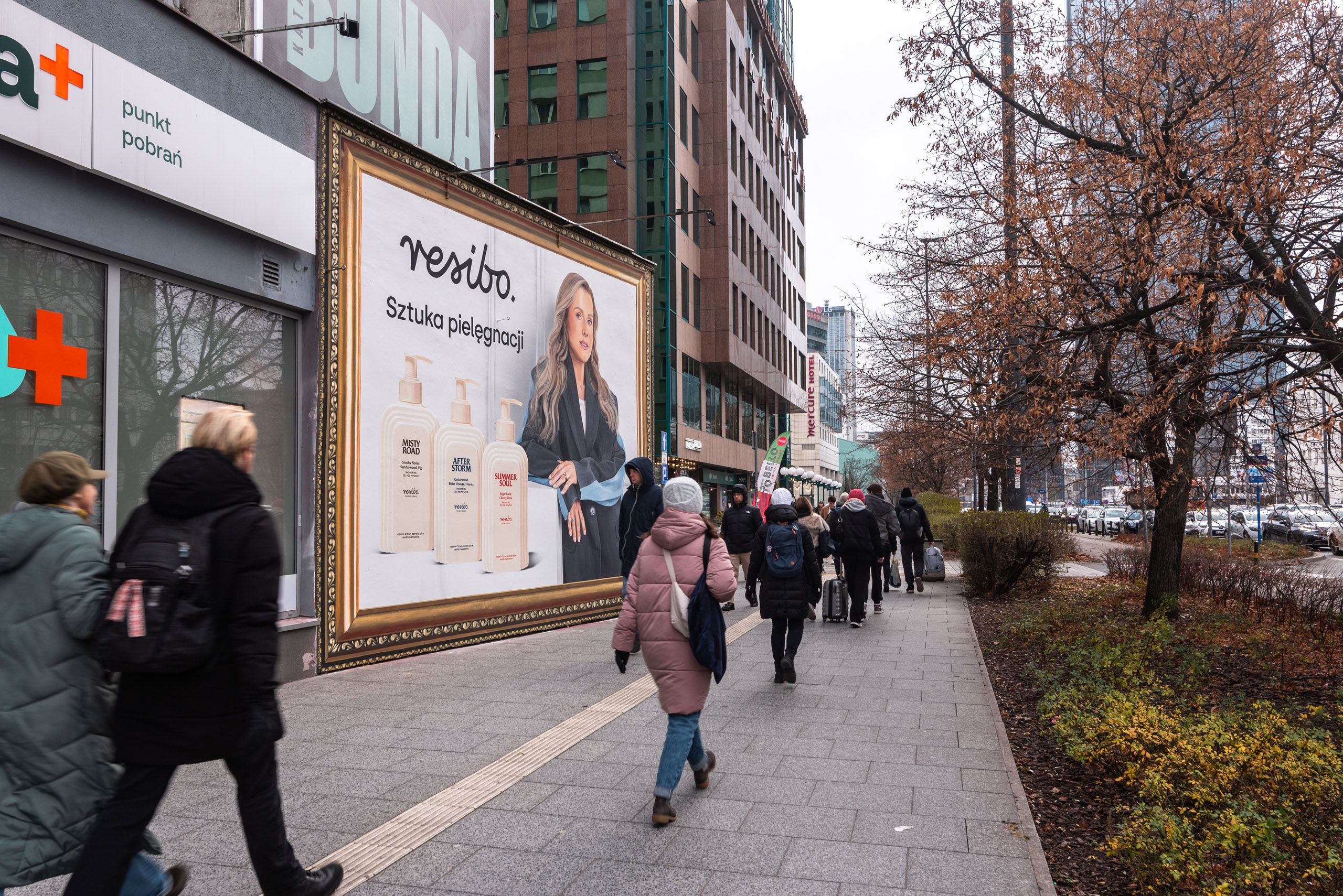 mural reklamowy dla marki Resibo