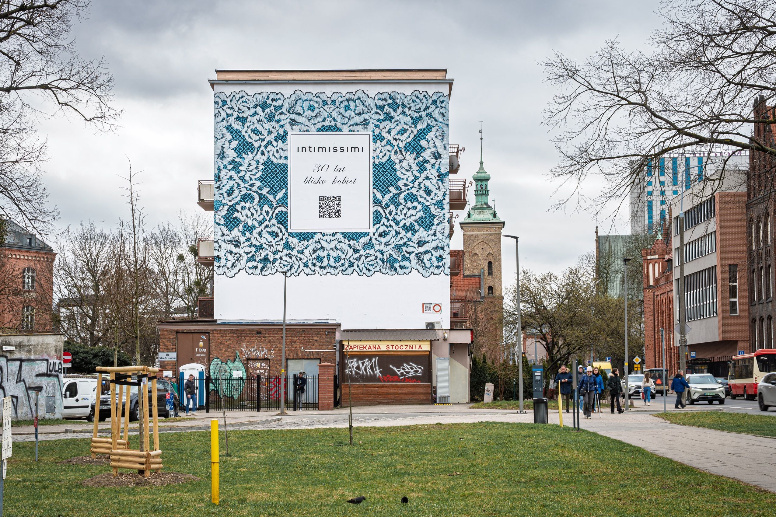 Good Looking zrealizowało motion mural dla marki Intimissimi w Gdańsku