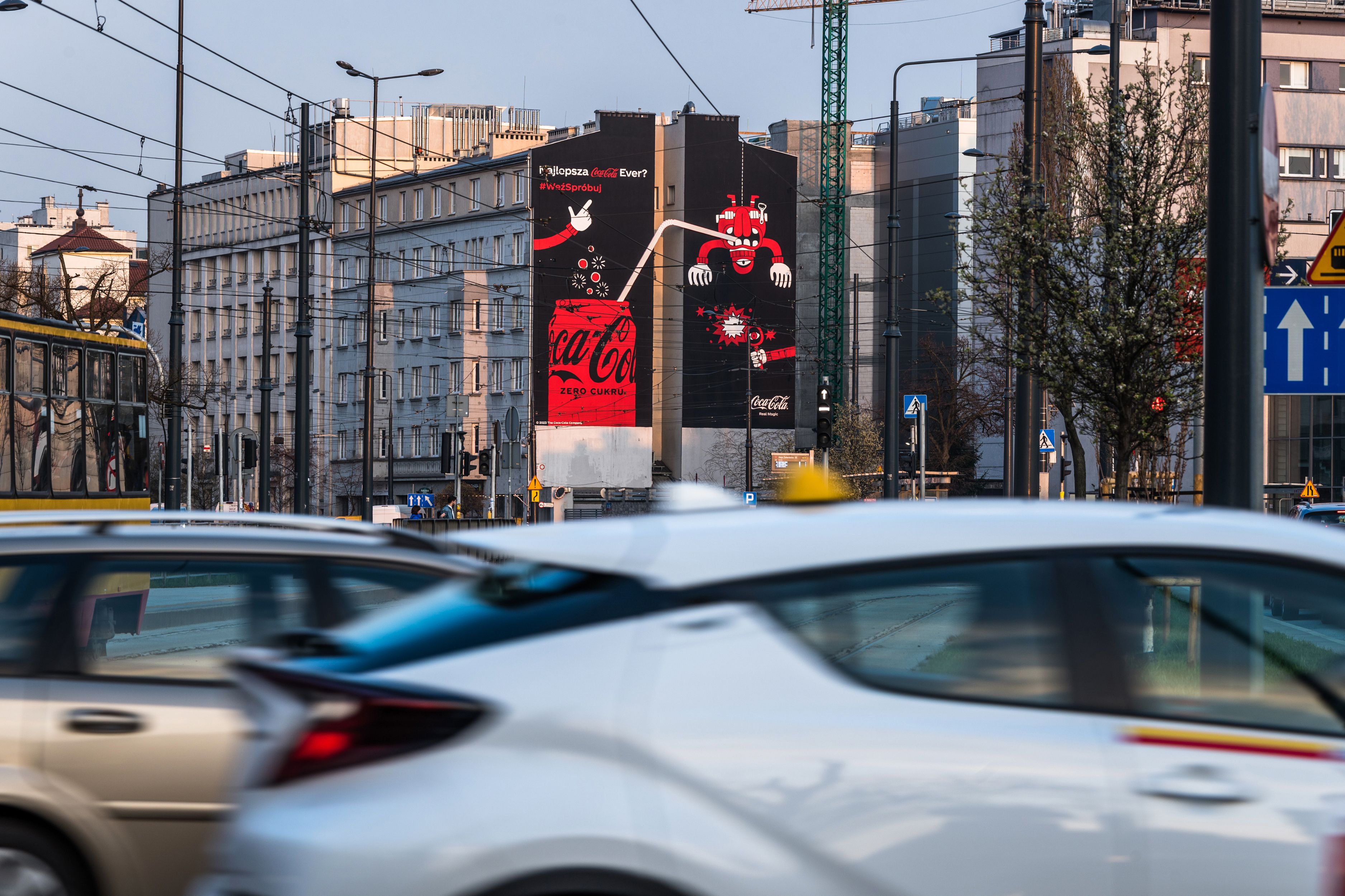 good looking mural led coca-cola
