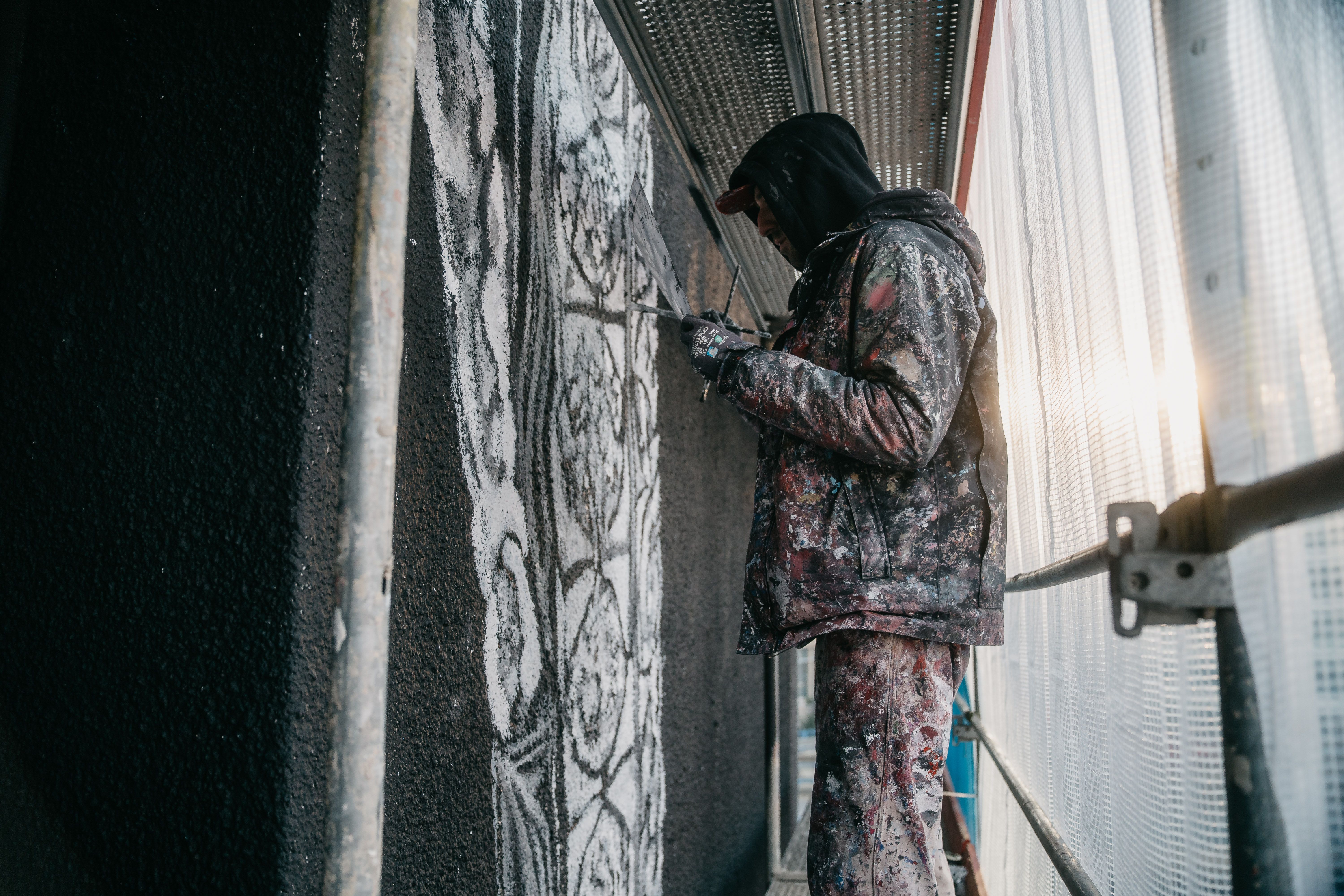 malowanie muralu w pradze