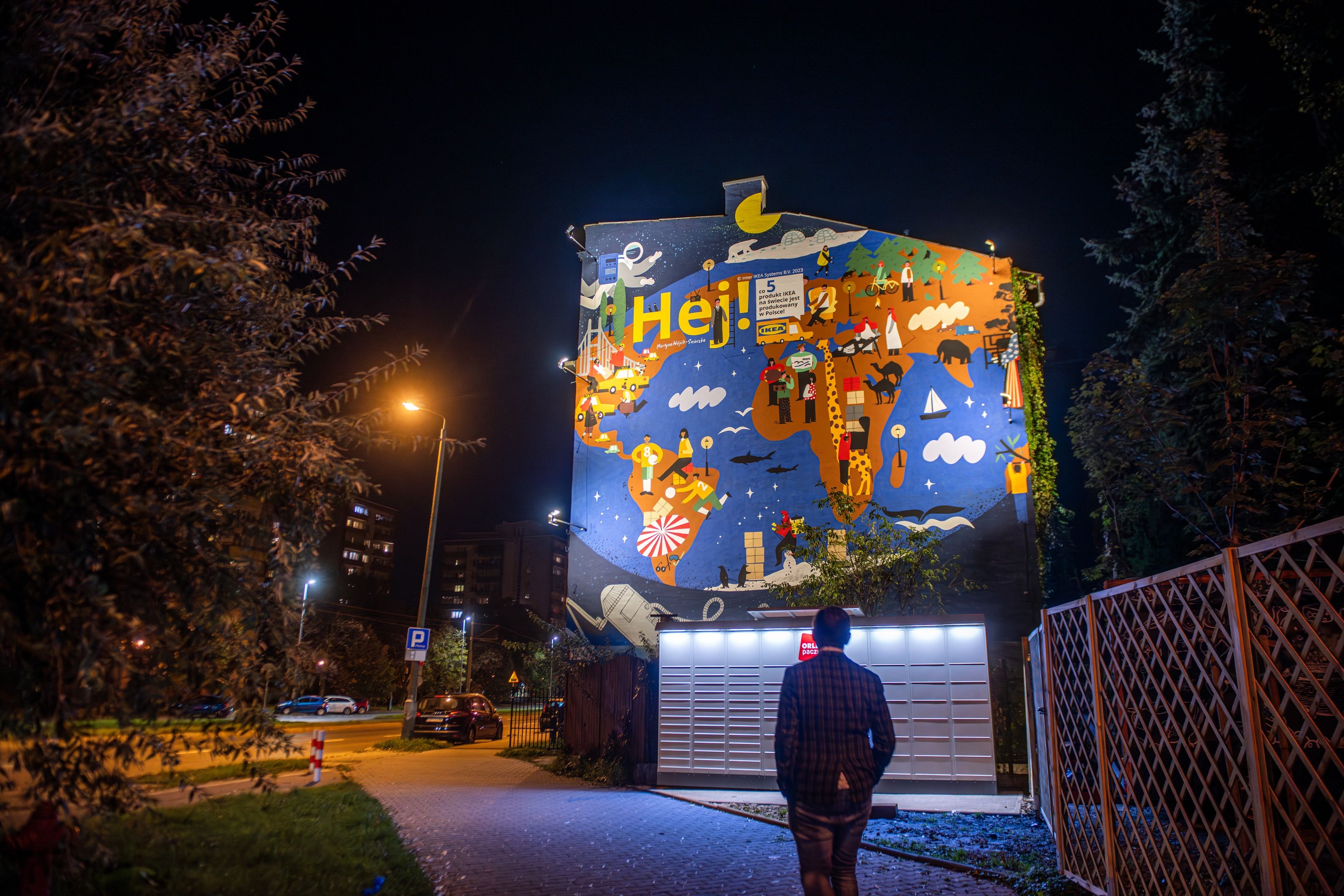 good looking mural dla ikea w krakowie