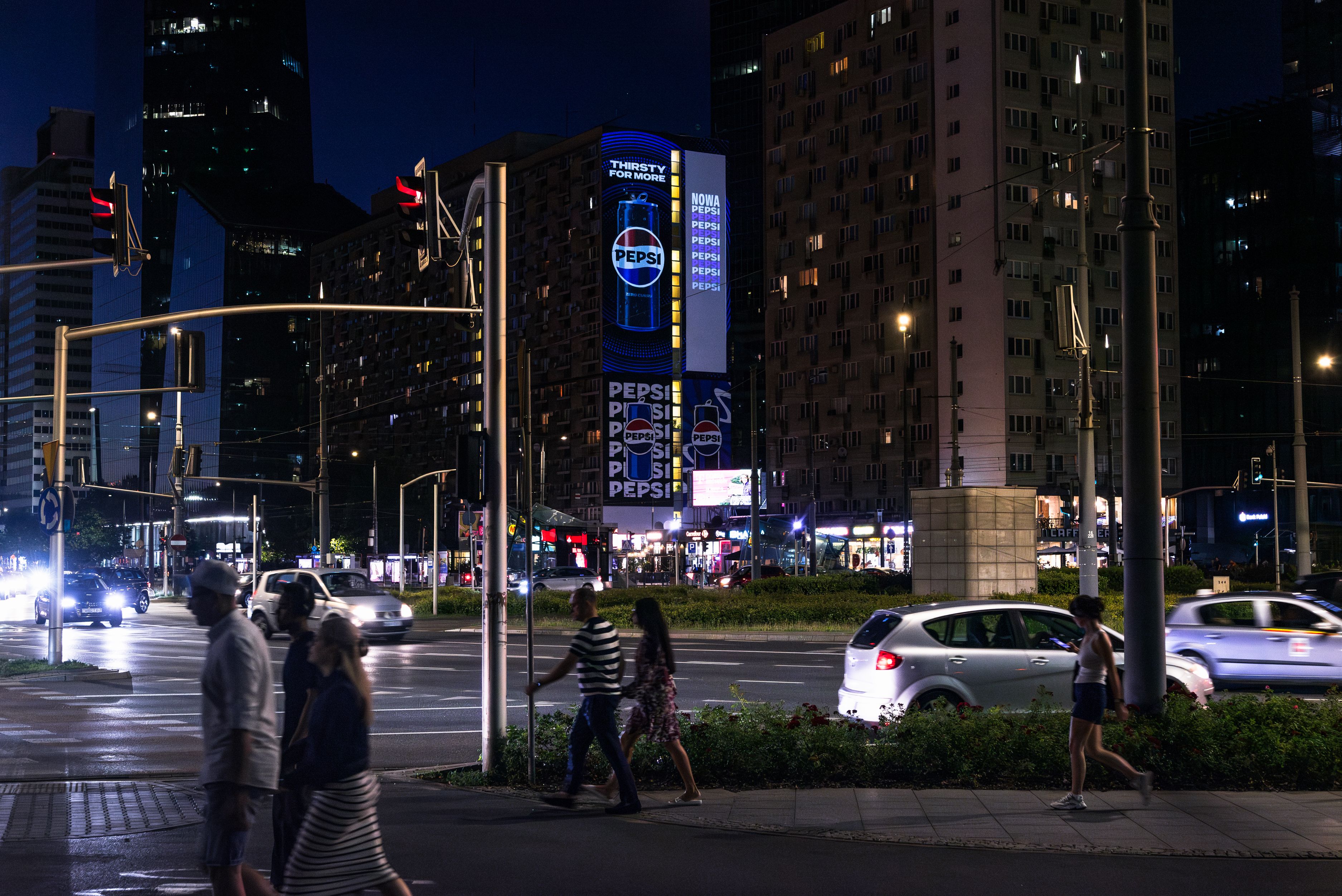 good looking motion mural pepsi noc