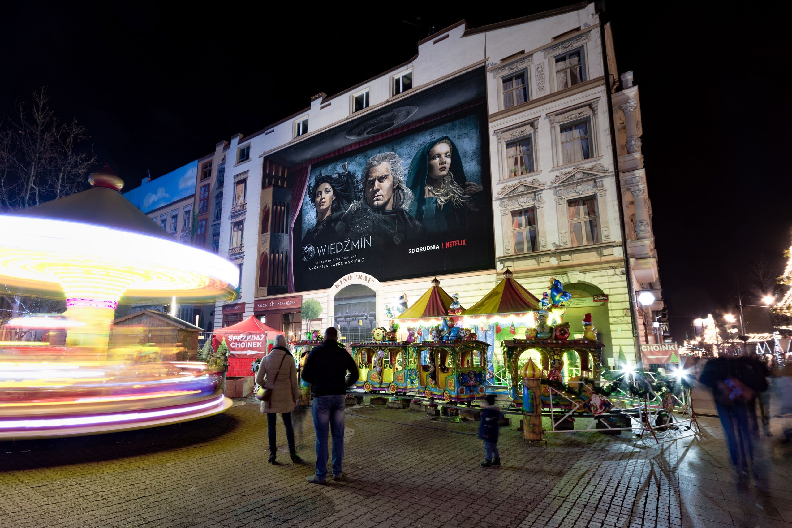 good looking mural 3d wiedźmin