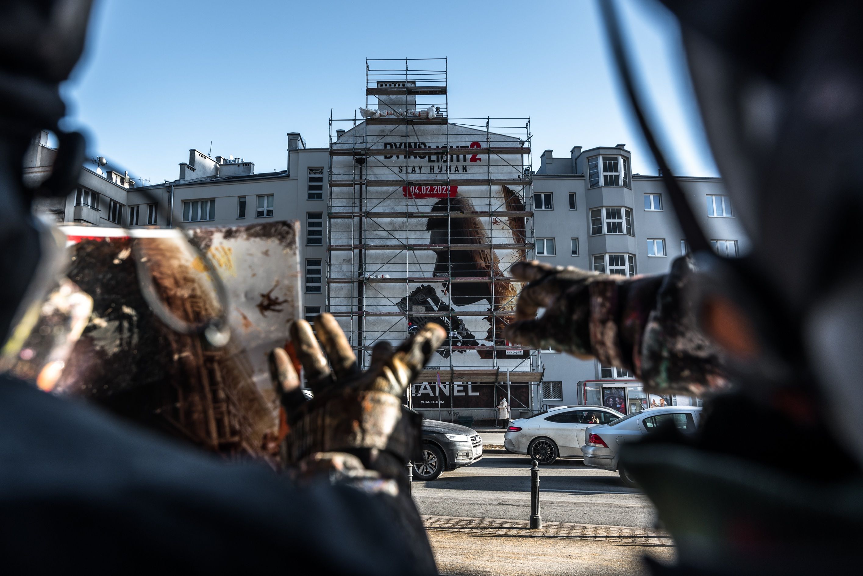 Good Looking namalowało mural w Warszawie przy ulicy Jaworzyńskiej 7/9 dla marki Techland