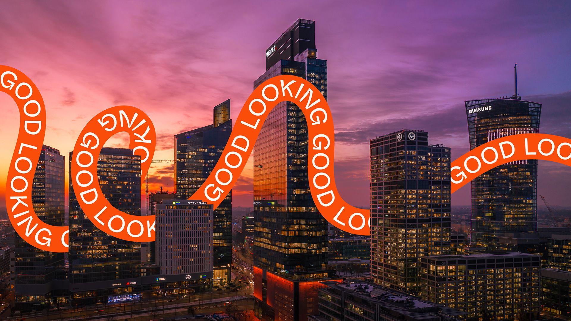 Okładka raportu "Reklama w przestrzeni miejskiej" Good Looking Studio