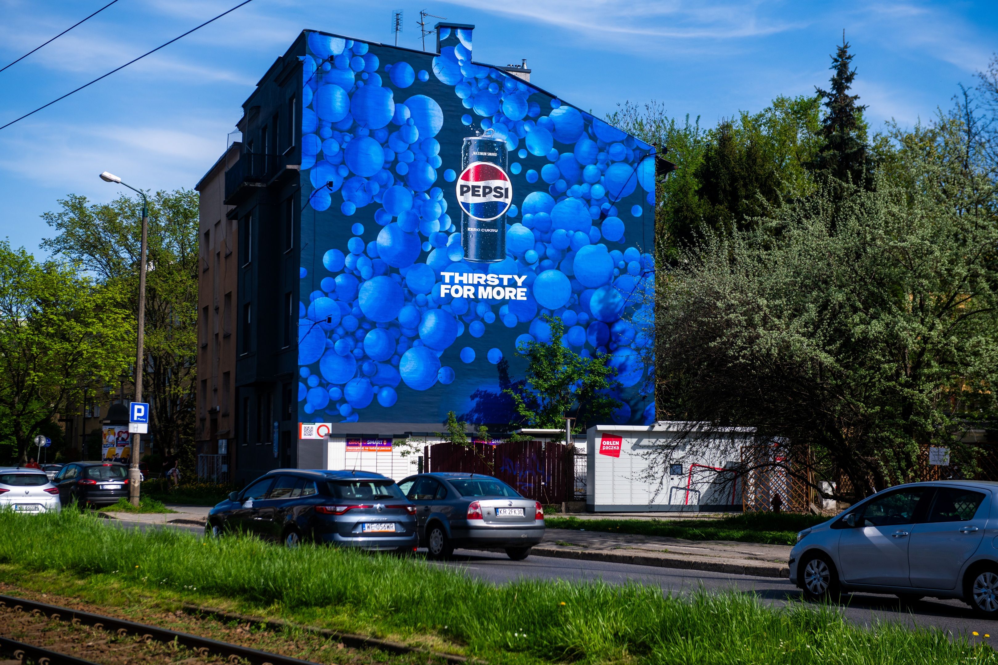 good looking mural pepsi kraków