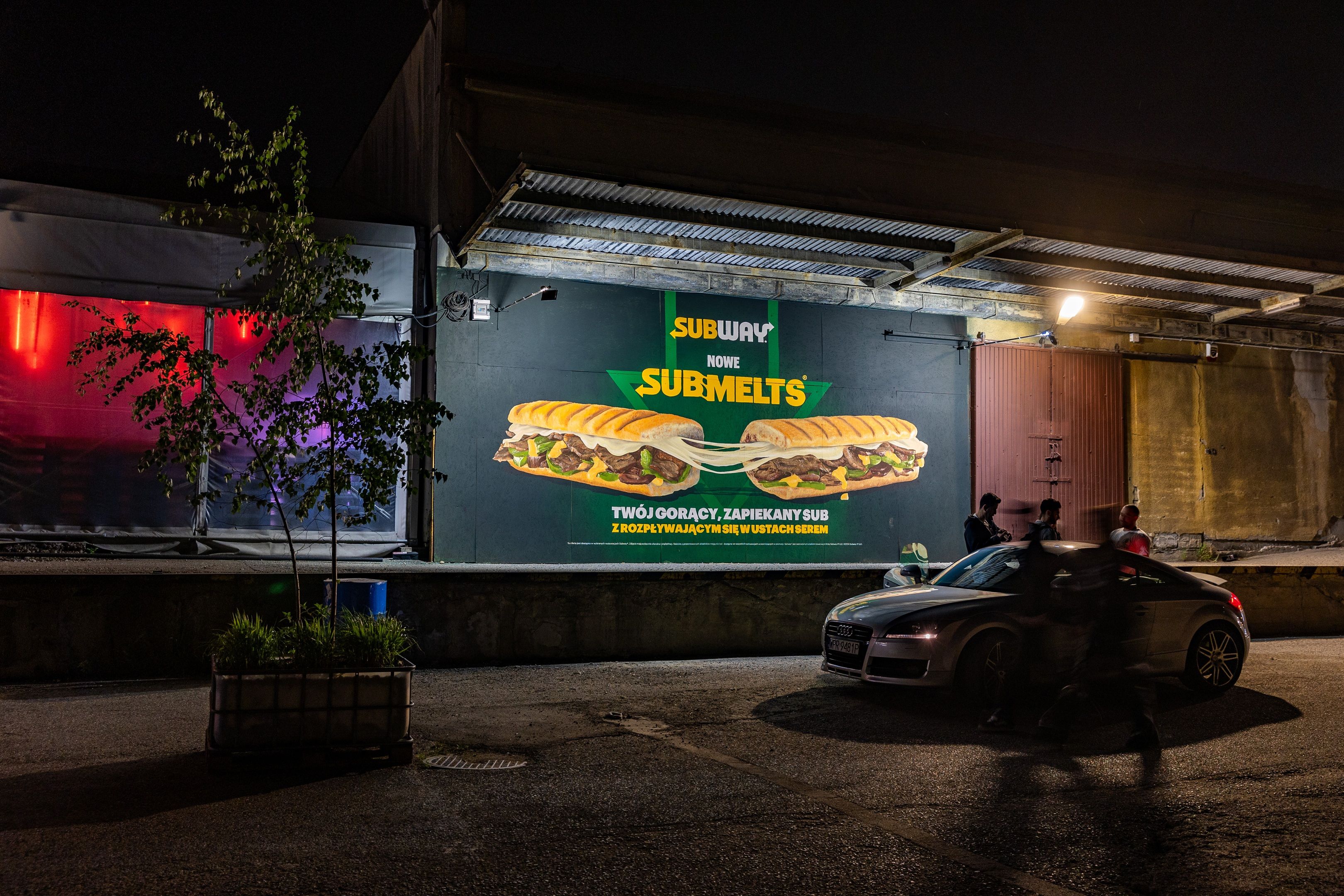 good looking mural kraków subway