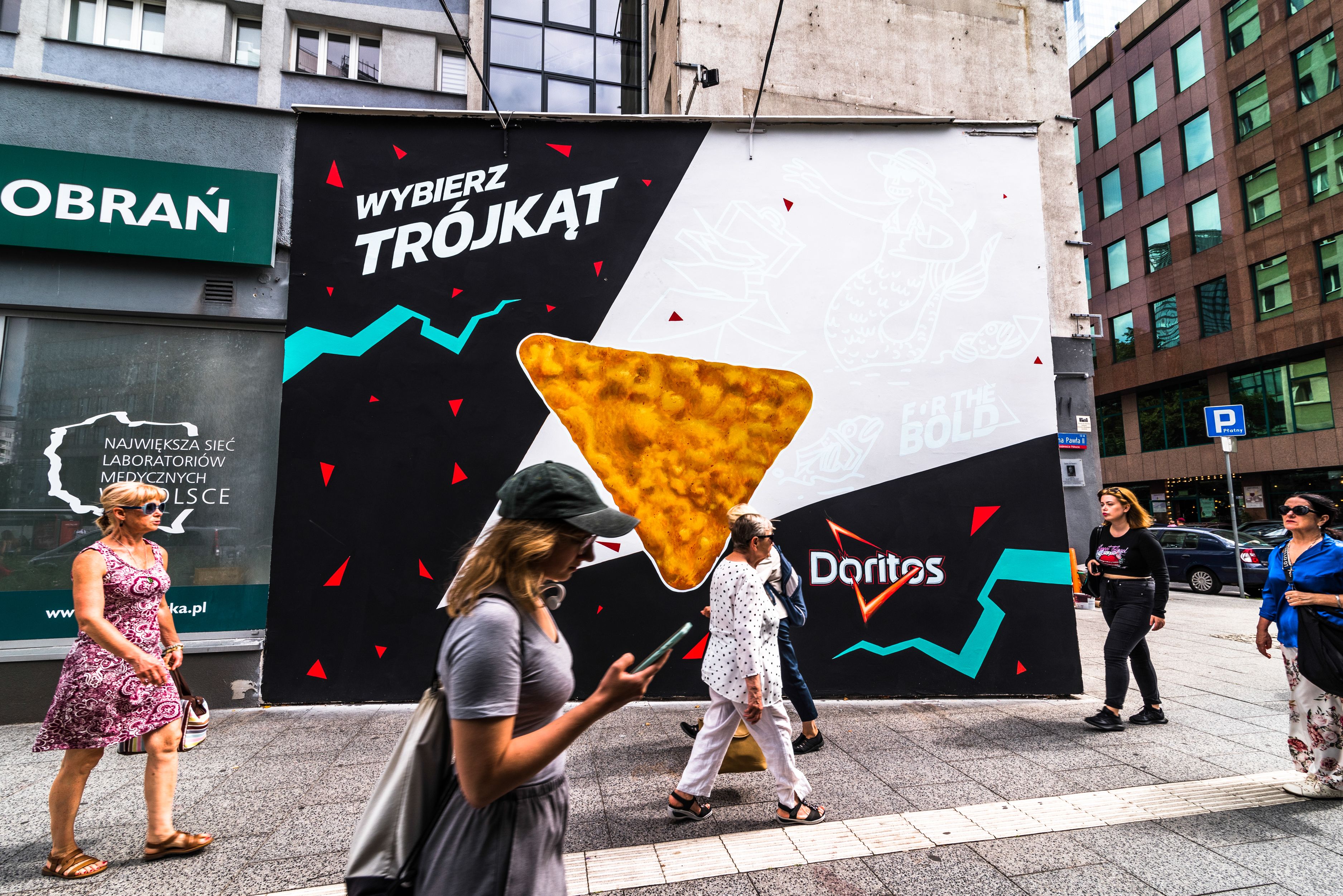 mural dla marki Doritos