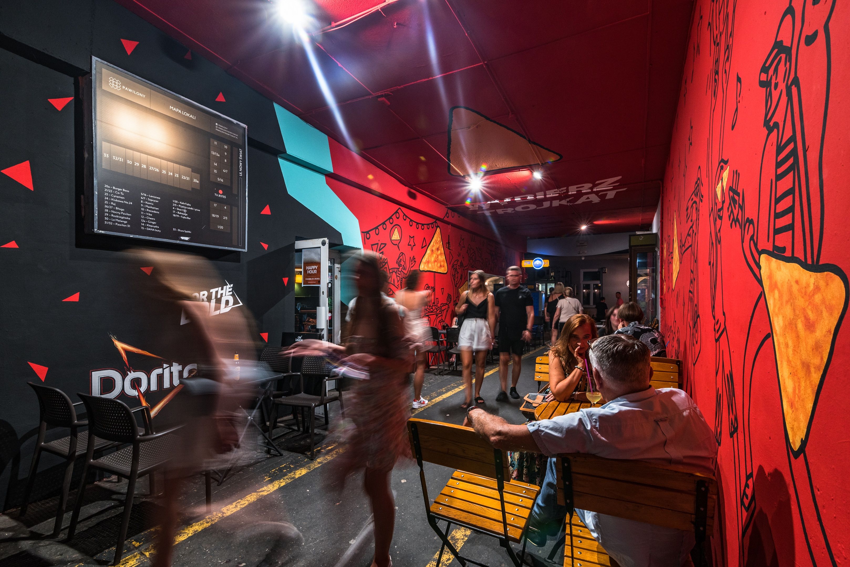 Good Looking namalowało mural w Warszawie na Pawilonach dla Doritos