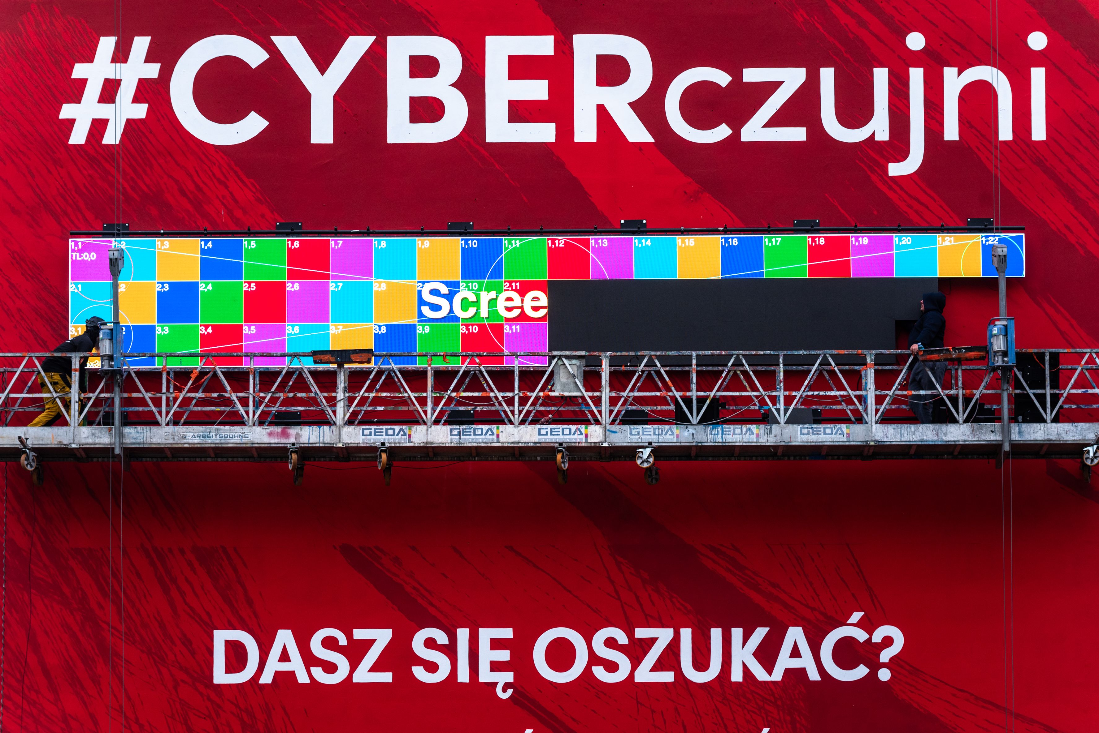 good looking digital mural ekrany