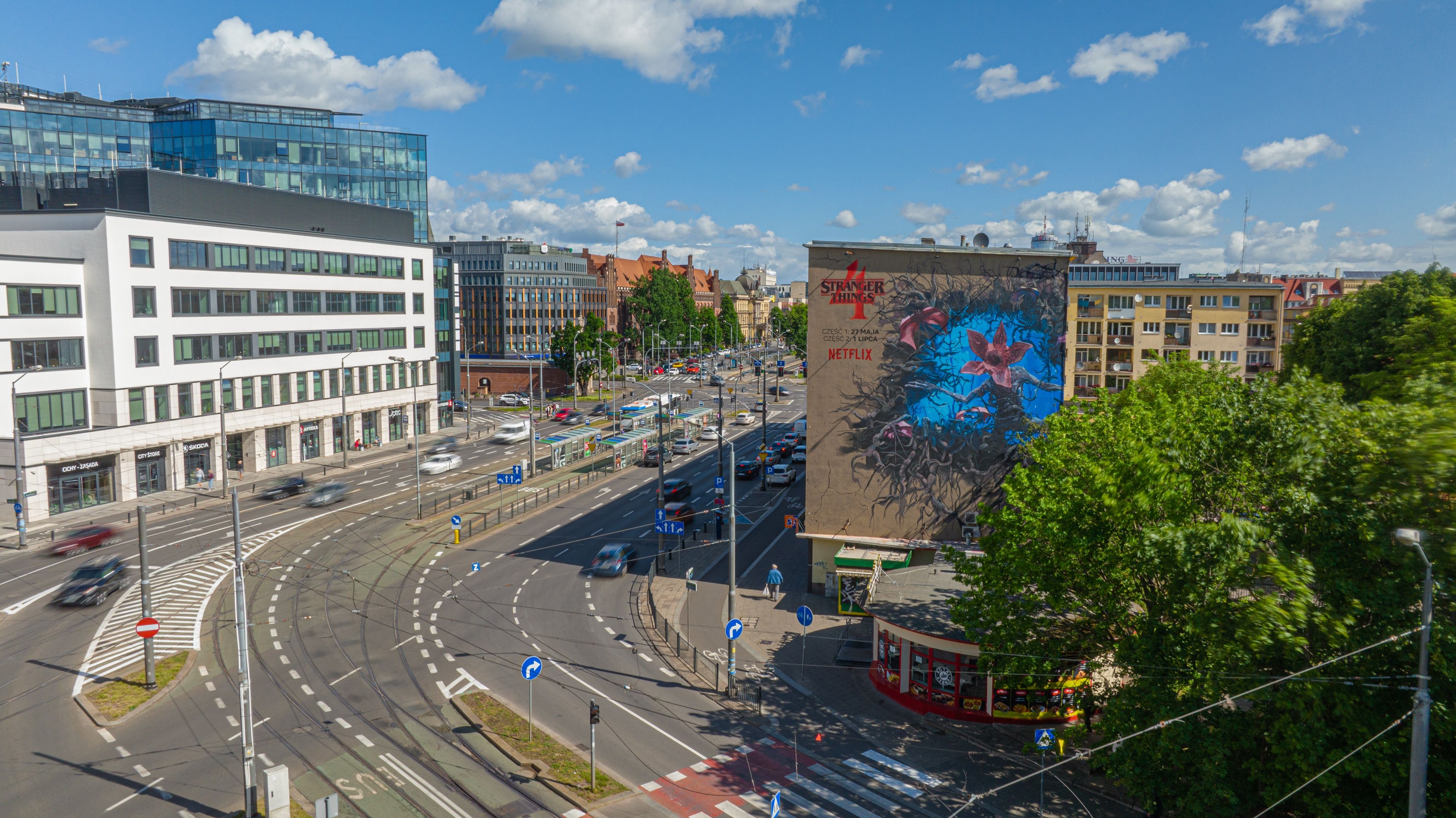 good looking mural szczecin stranger things