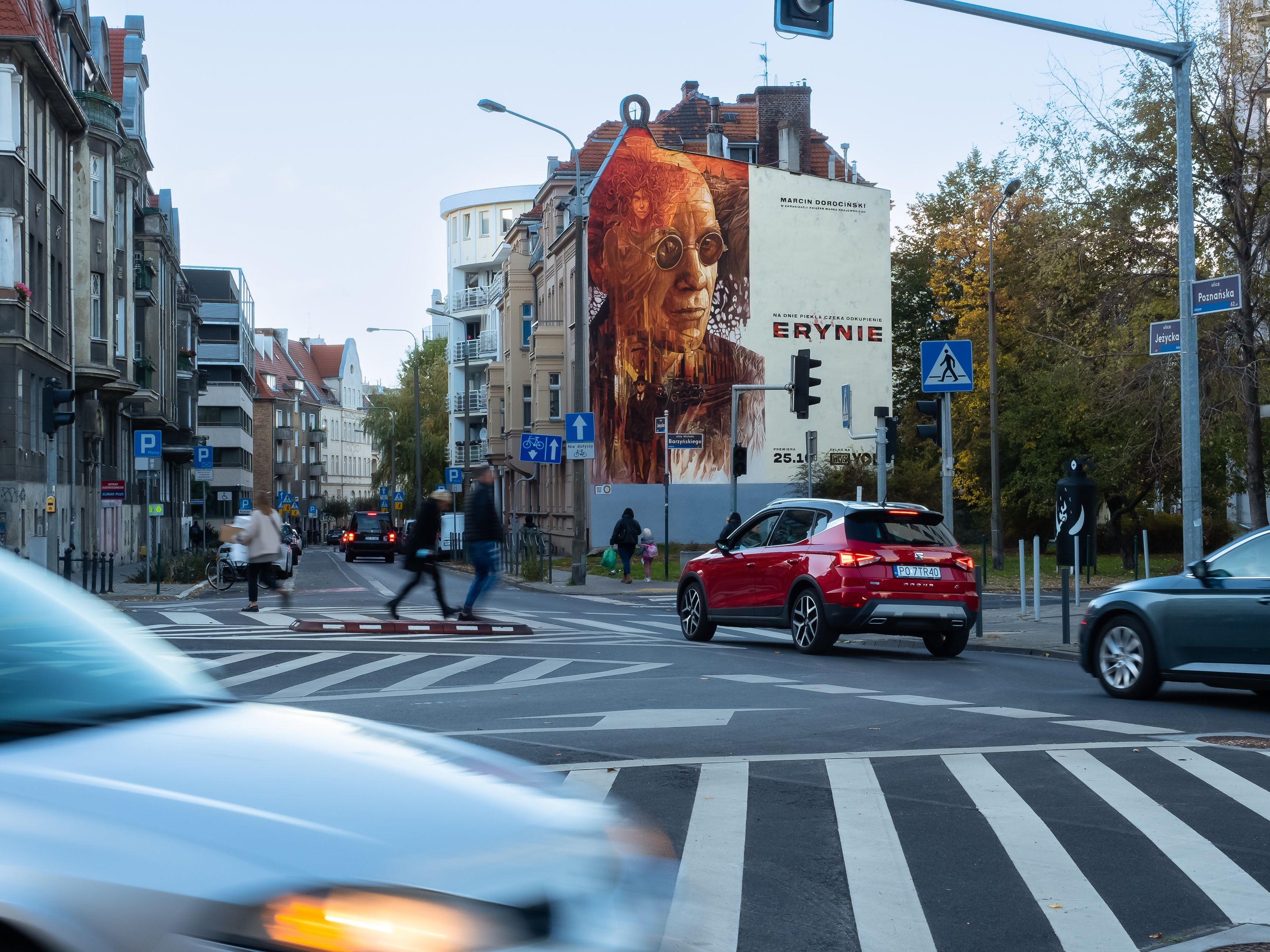 good looking mural poznań erynie
