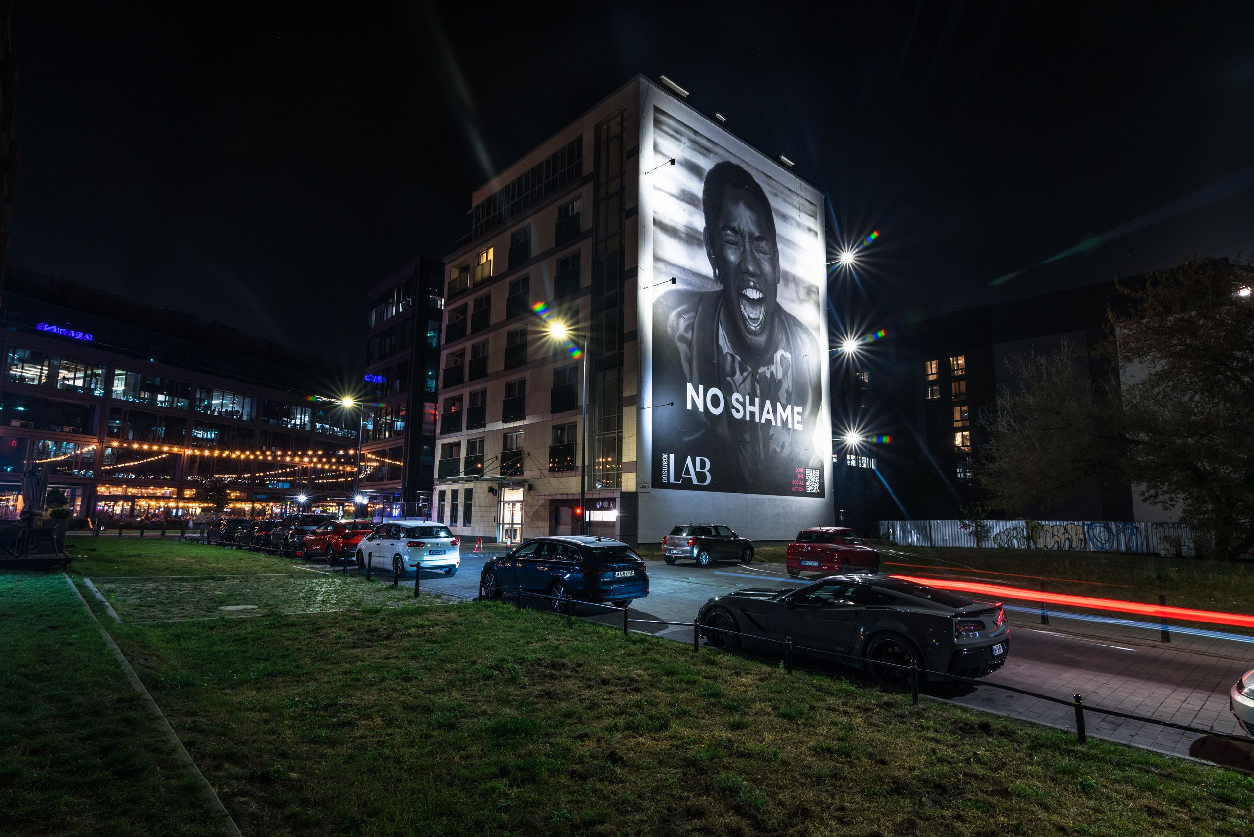 mural reklamowy dla marki Answear