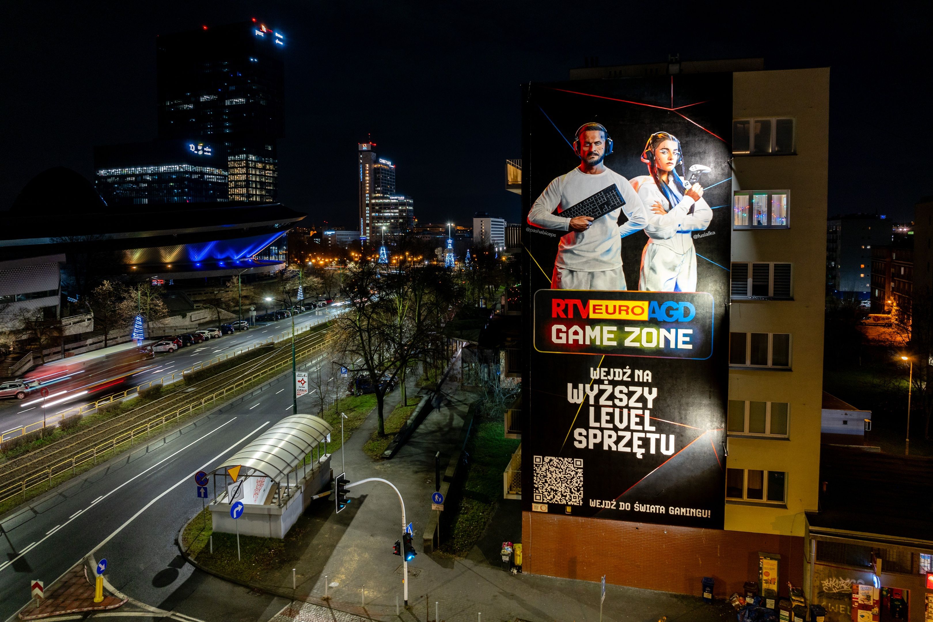 good looking mural w katowicach dla rtv