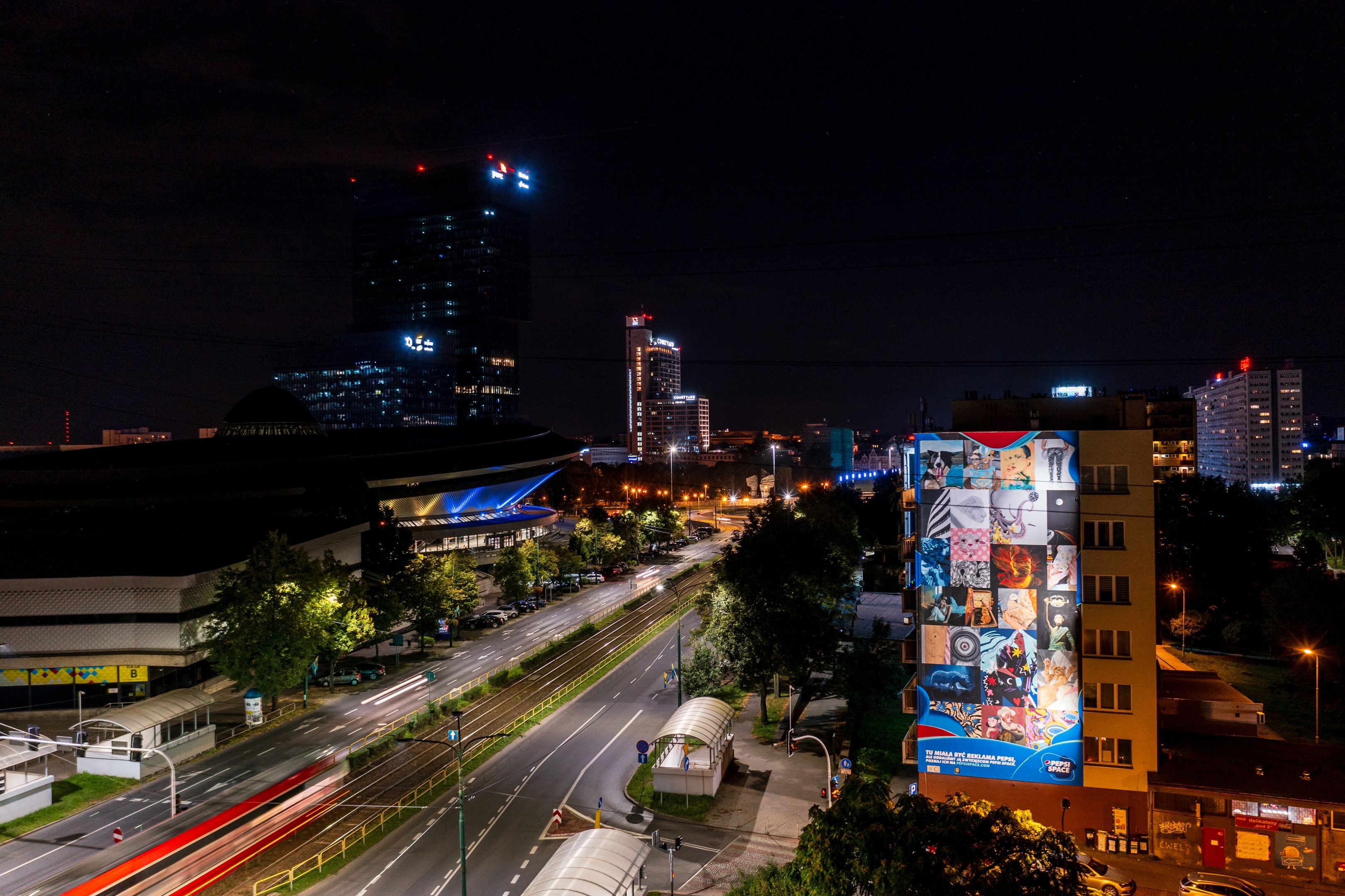 good looking mural w katowicach przy ul korfantego dla ikei pepsi