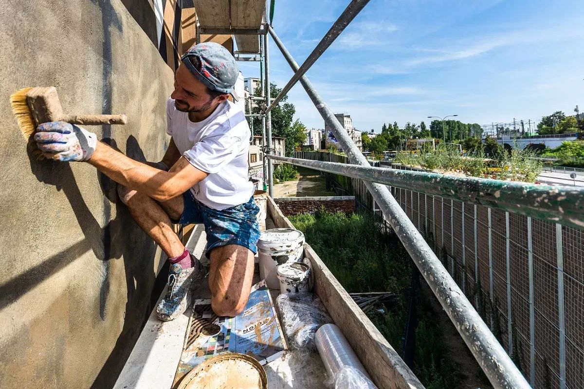 good looking, murale z prl, malowanie