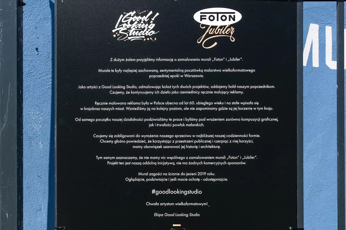 good looking, murale z prl