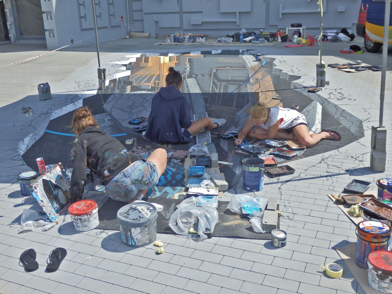 good looking graffiti 3d na ziemi