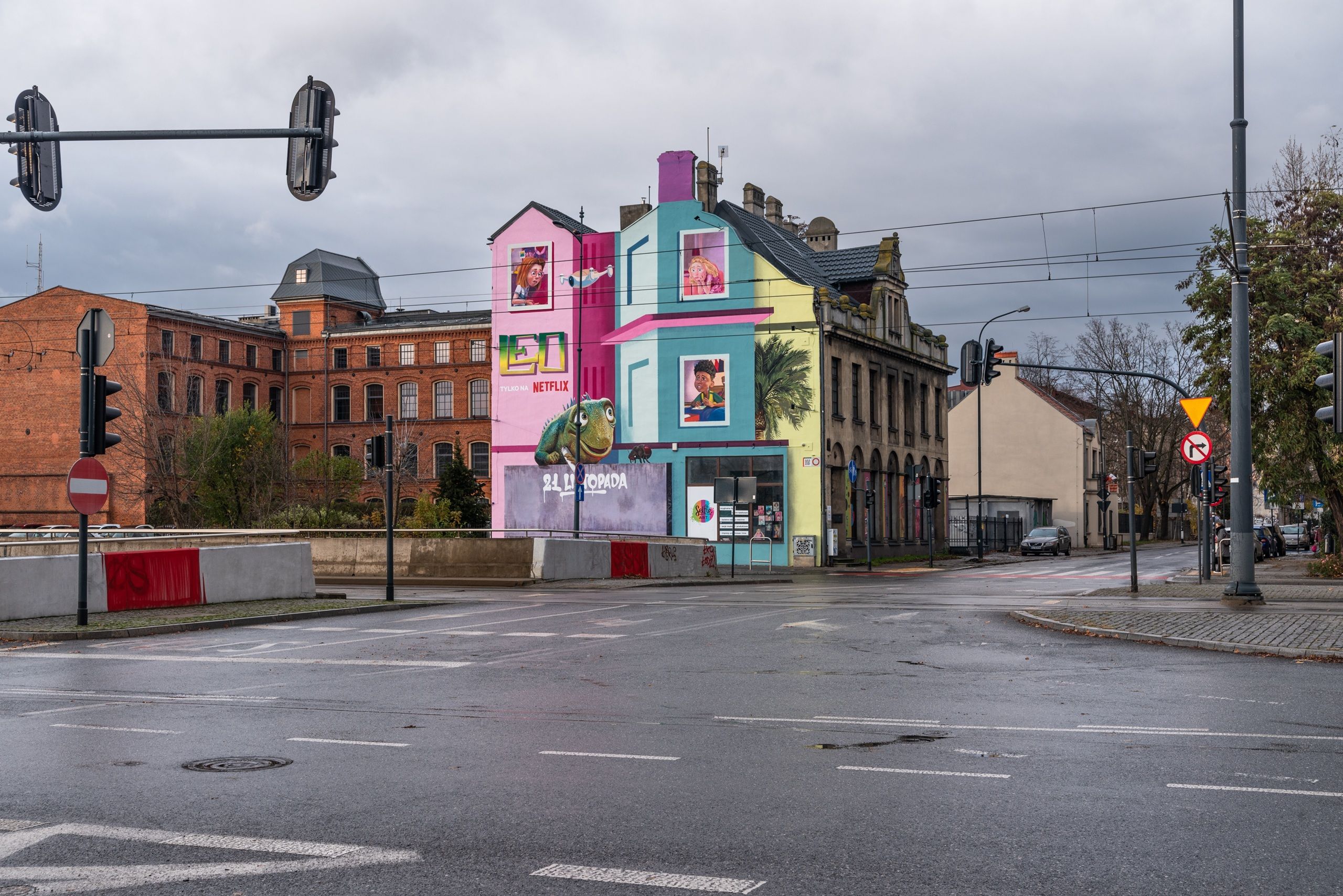 good looking mural 3d leo