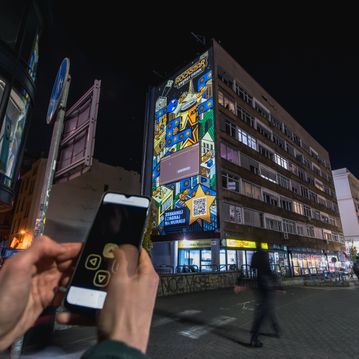 good looking murale interaktywne, gra na ścianie