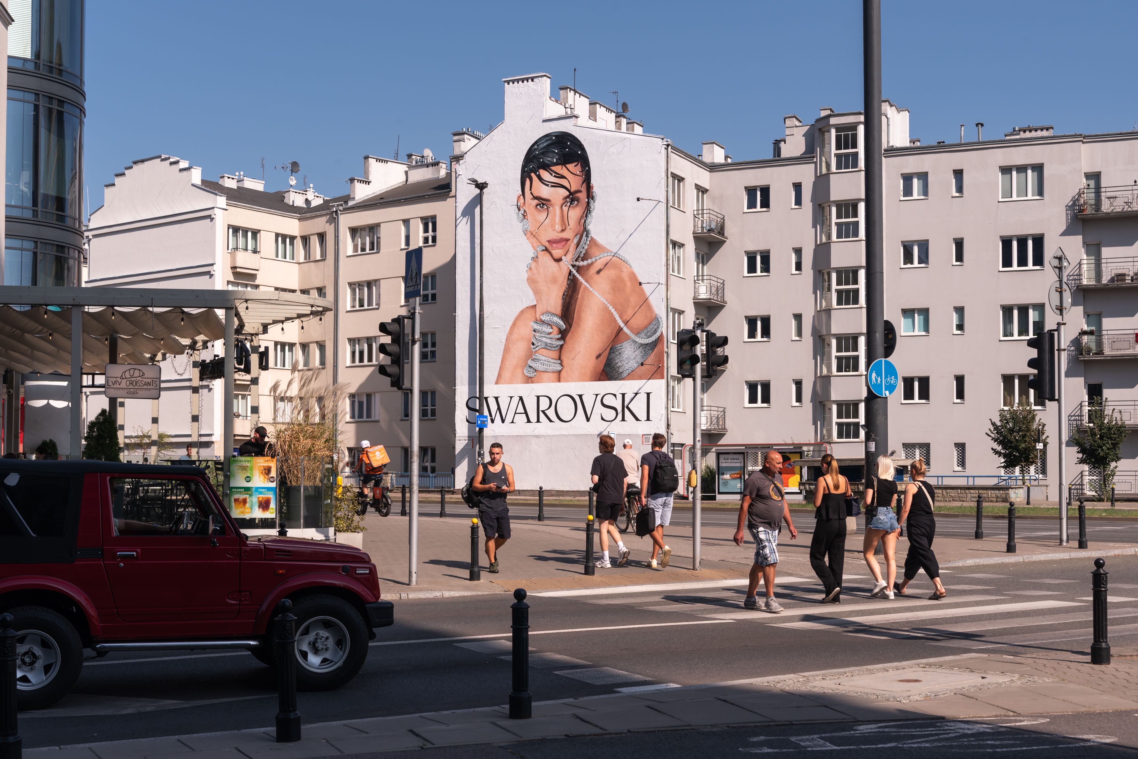 good looking mural malowany swarovski